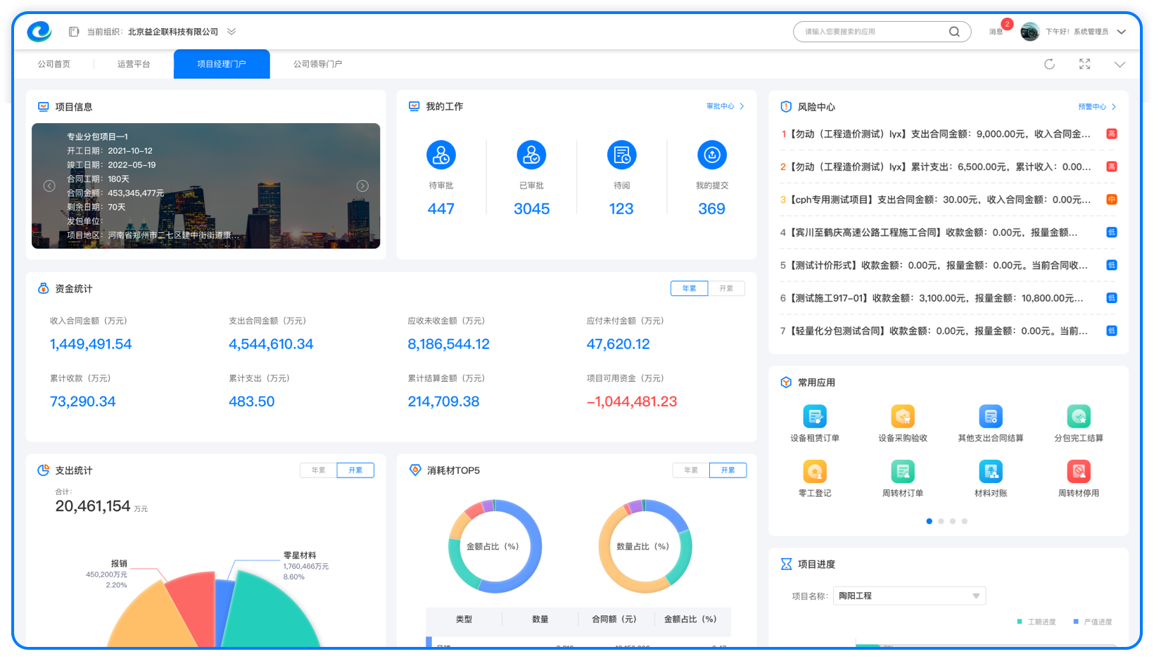 益企联科技 | 工程项目管理软件与解决方案提供商